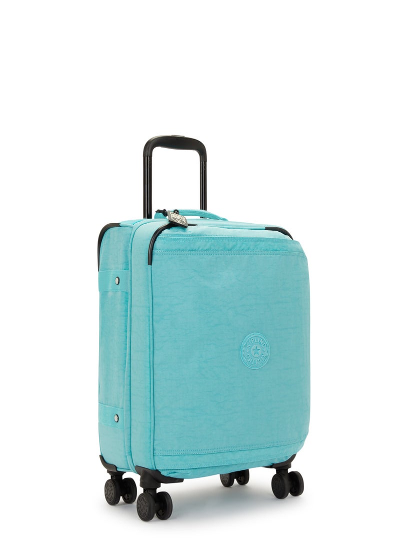 kipling Basic Plus Spontaneous Cabin 4-Wheeled Suitcase 53cm/21inches, 2.80kg, 37L, Deepest Aqua - Image 2