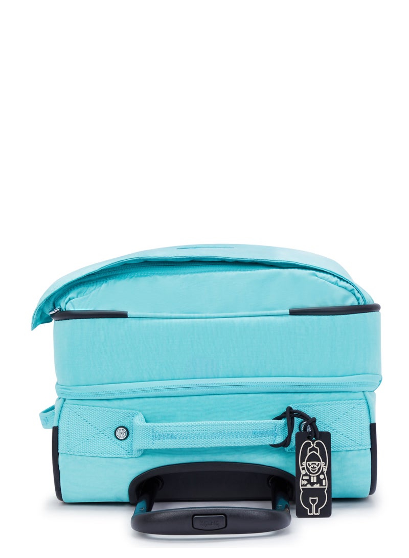 kipling Basic Plus Spontaneous Cabin 4-Wheeled Suitcase 53cm/21inches, 2.80kg, 37L, Deepest Aqua - Image 4