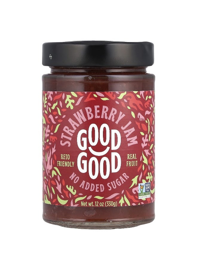 Good Good GOOD GOOD, Strawberry Jam, 12 oz (330 g)  - Image 1