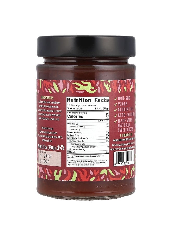 Good Good GOOD GOOD, Strawberry Jam, 12 oz (330 g)  - Image 2