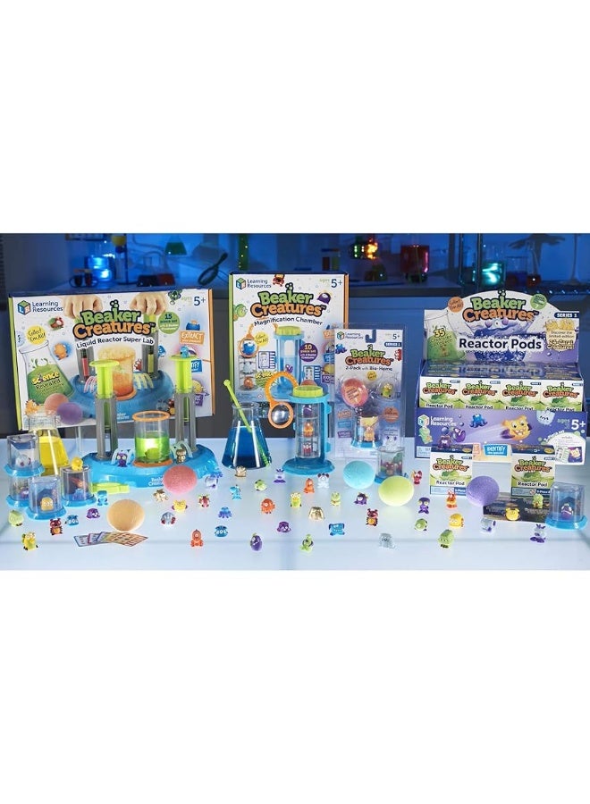 Learning Resources Learning Resources Beaker Creatures Reactor Pod, Homeschool, STEM Toys, Science and Experiments for Kids, 3 Piece Set, Series 1 - Image 5