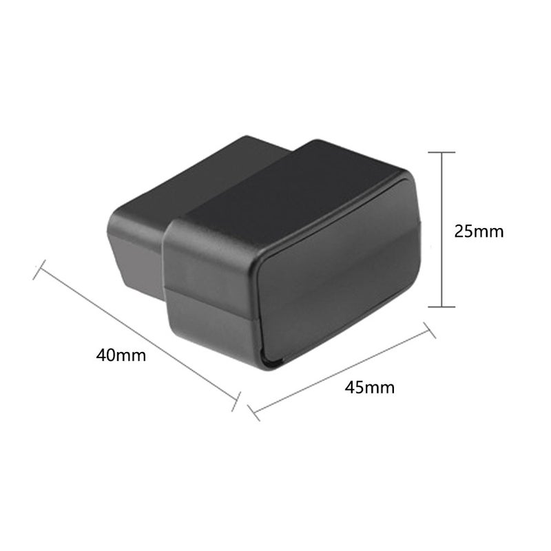 Car OBD Port GPS Tracking Device Real Time Anti-Theft Alerts Mini Vehicle Locator with Geo-Fence Displacement/Overspeed/Vibration Alarm Function for Car Truck SUV Boat - Image 5
