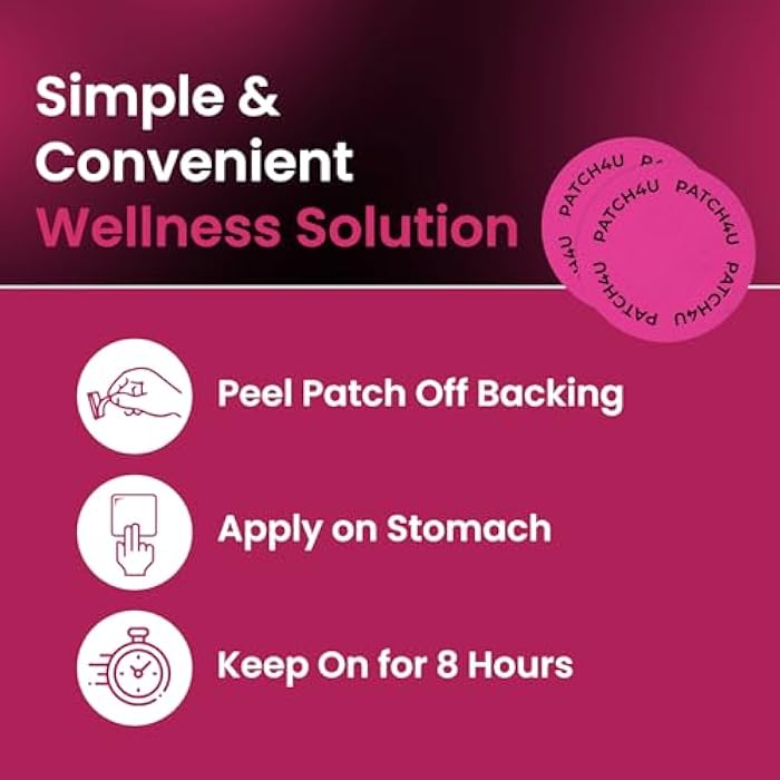 PATCH4U Unpuff Patches | with Dandelion & Ginger | Bloating, Water Retention & Digestion | 60 Days Supply - Image 5