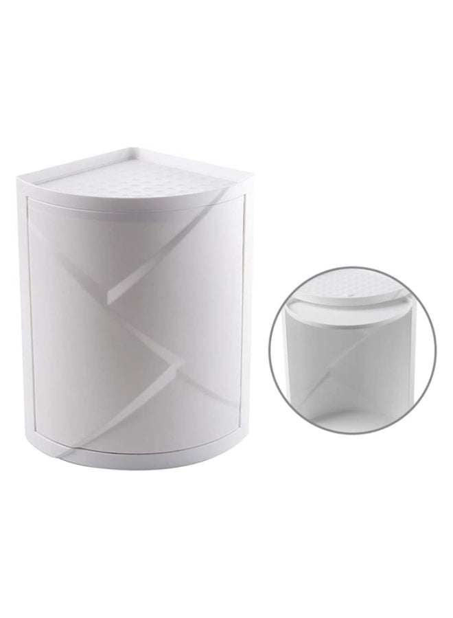 Bisbell Multifunction Bathroom Rotating Triangle Storage Rack – Wall Mounted Corner Shelf Organizer BB3446 - Image 2