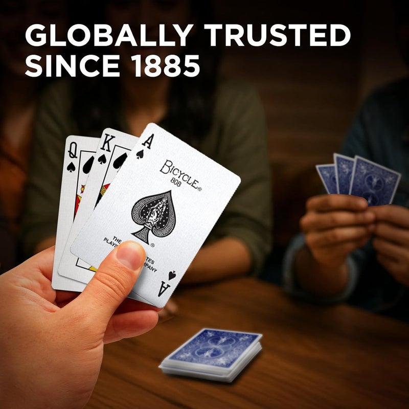 Bicycle لعبة ورق اللعب القياسية - عبوة من 2 لجميع الأعمار، ورق اللعب القياسي - عبوة من 2، للبالغين - Image 3