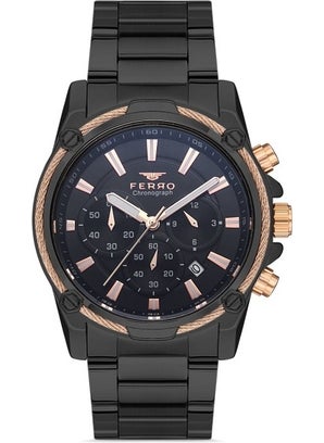 FERRO - FM31300A-R 44 mm Black Men's Wristwatch  - Image 1