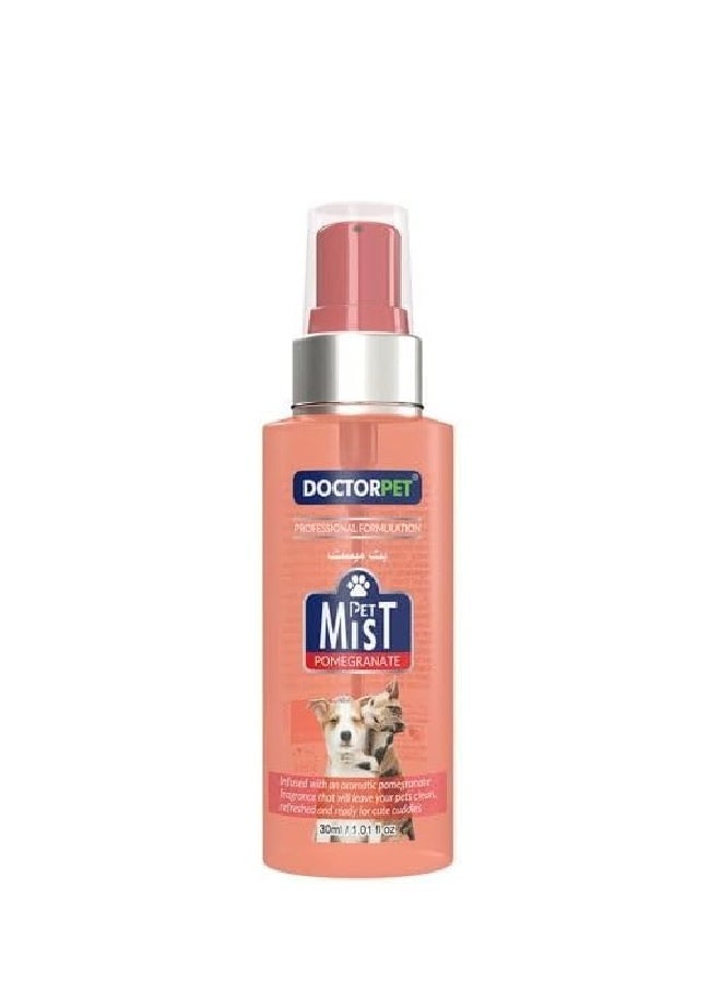 Pet Mist Pomegranate Spray for Dogs and Cats - 30ML
