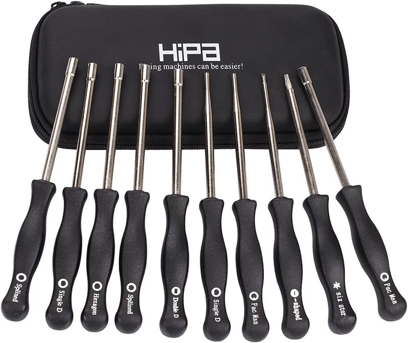Hipa Carburetor Adjustment Tool Kit for 2 Cycle Engine Carb Tune up Adjusting Tool— Husqvarna Craftsman Chainsaw Echo STHIL Poulan MTD Ryobi Homelite Trimmer with Case,10 PAC - Image 1