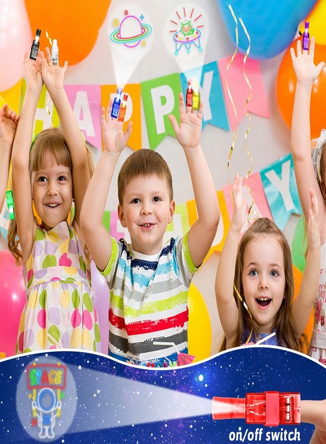 Bamamon 32 Pcs Finger Lights Space Theme Party Favors for Kids, Glow in the Dark Light Up Party Supplies Astronaut Toys Gifts Bulk for Kids 3 4 5 8 Boys Girls Birthday Goodie Bags Stuffers Classroom Prizes - Image 4