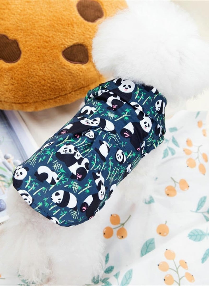 Excefore Cute Panda Dog Tee Shirts, Soft Cotton, Sleeveless, Casual Lightweight Dog Clothes, Perfect for Small Dogs, Boy or Girl, Pet T Shirt, Puppy Sweatshirt Apparel. - Image 3