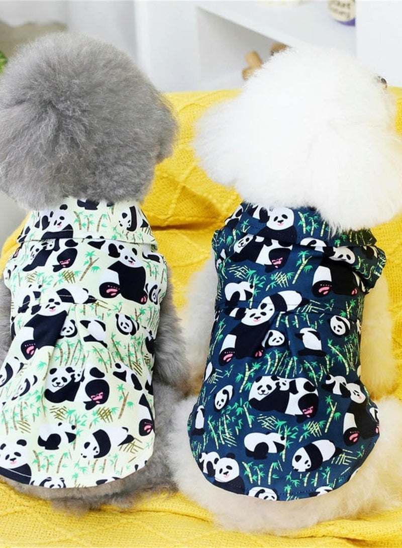 Excefore Cute Panda Dog Tee Shirts, Soft Cotton, Sleeveless, Casual Lightweight Dog Clothes, Perfect for Small Dogs, Boy or Girl, Pet T Shirt, Puppy Sweatshirt Apparel. - Image 4