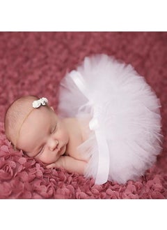 Generic New Kids Tutu Skirt European American Style New White 
