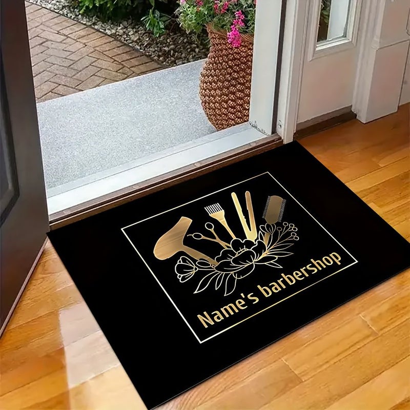 Non Slip Flannel Custom Name Carpet Gift 17.7x29.5in Living Room Bedroom Decor - Image 5