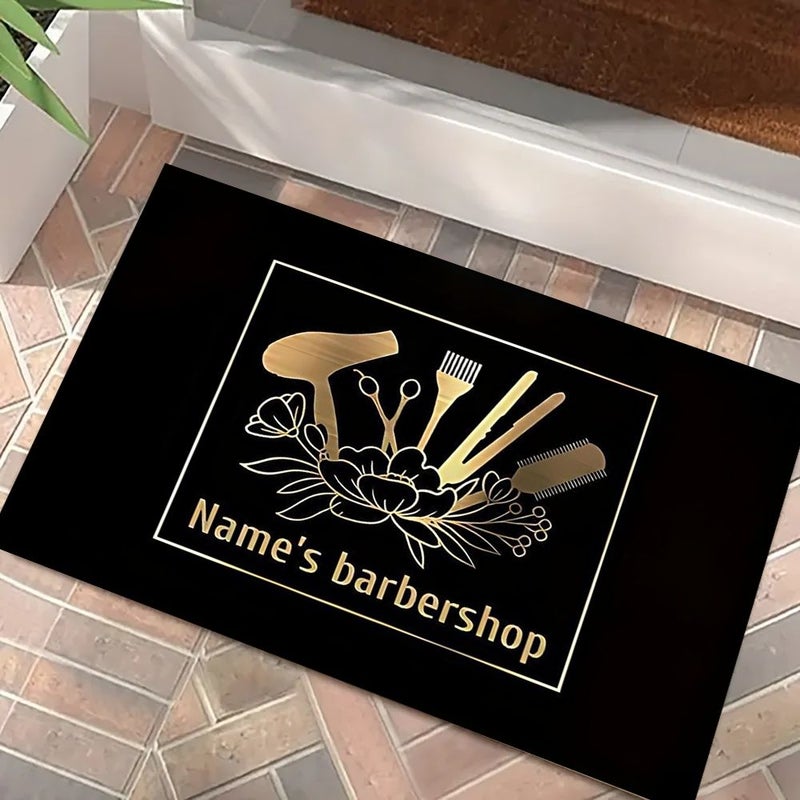 Non Slip Flannel Custom Name Carpet Gift 17.7x29.5in Living Room Bedroom Decor - Image 4