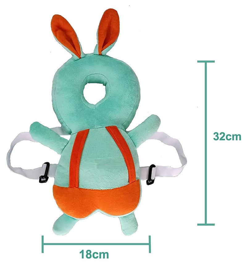 Kausbabi Baby Head Protector Cushion Plush Soft Multicolor Toy Early Learning Toy Fall Protection Helmet Baby Head Protector Child Adjustable Shoulder Strap - Image 5