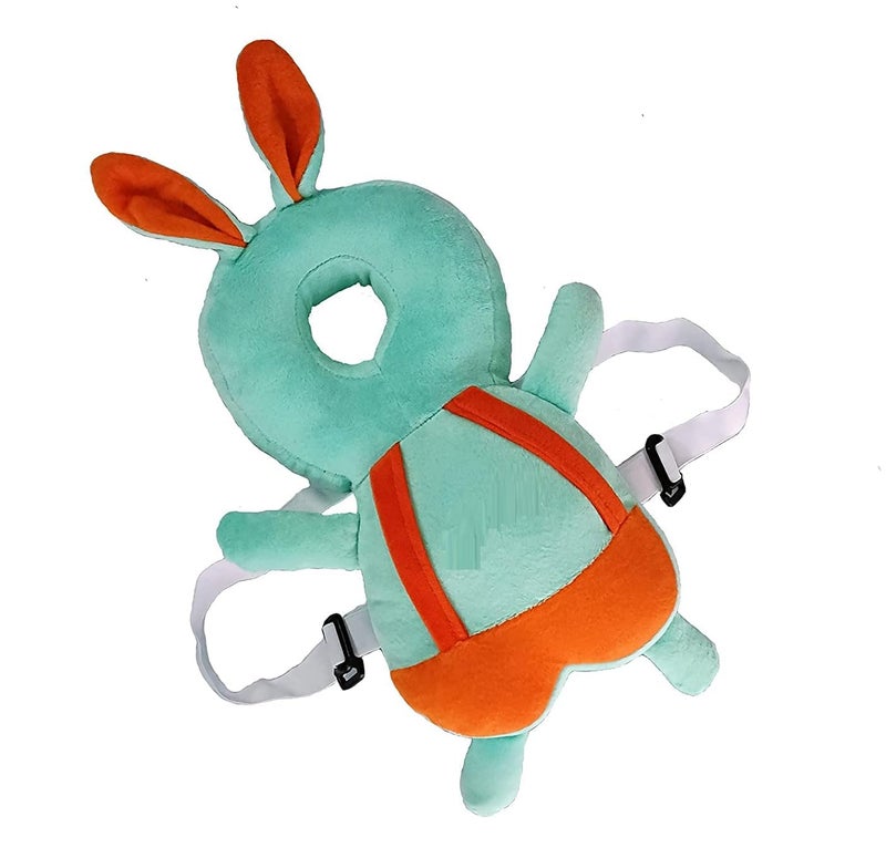 Kausbabi Baby Head Protector Cushion Plush Soft Multicolor Toy Early Learning Toy Fall Protection Helmet Baby Head Protector Child Adjustable Shoulder Strap - Image 1