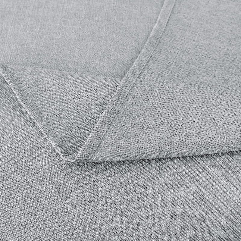 NLMUVW Linen Table Cloth for Square Table Waterproof Wrinkle Resistant Buralp Textured Tablecloth Decorative Table Cover for Kitchen Dining and Party  54 x 54 Inch  Light Grey - Image 5
