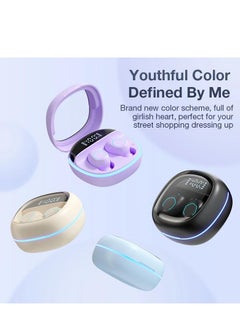 Generic 2025 New Wireless Bluetooth Earphones, In-Ear Noise Cancelling, Suitable for Men and Women, Ultra Long Battery Life, Compatible with Apple, Vivo, Xiaomi, Huawei, LED Digital Battery Display, Cool Breathing Light, 50 Hours Long Battery Life.  - Image 4