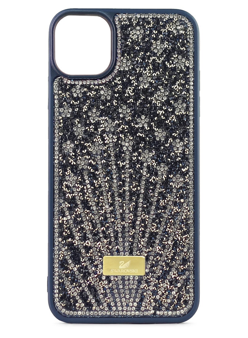 Case For iPhone 13 Pro Max Case Glitter Sparkle Diamond Crystal Bling Case with Bling Ultra Thin Lightweight Full Body Shockproof Anti-Scratch Protective Cover (Blue)
