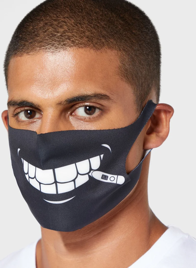 Si Masks Printed Neoprene Washable Mask