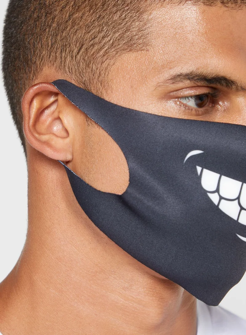 Si Masks Printed Neoprene Washable Mask