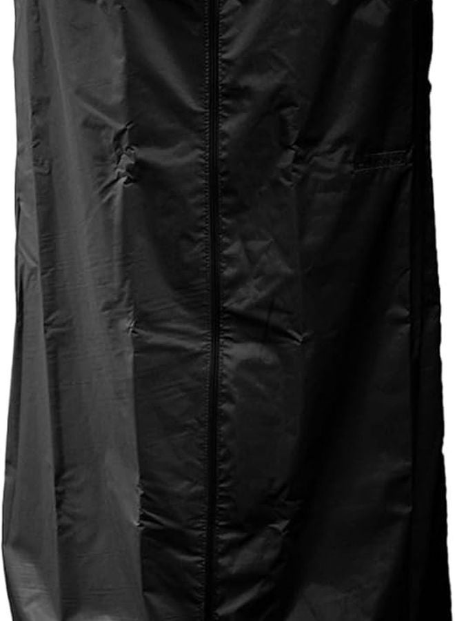 Black Outdoor Heater Cover Heavy Duty Oxford Cloth Propane Heater Protection - Image 1