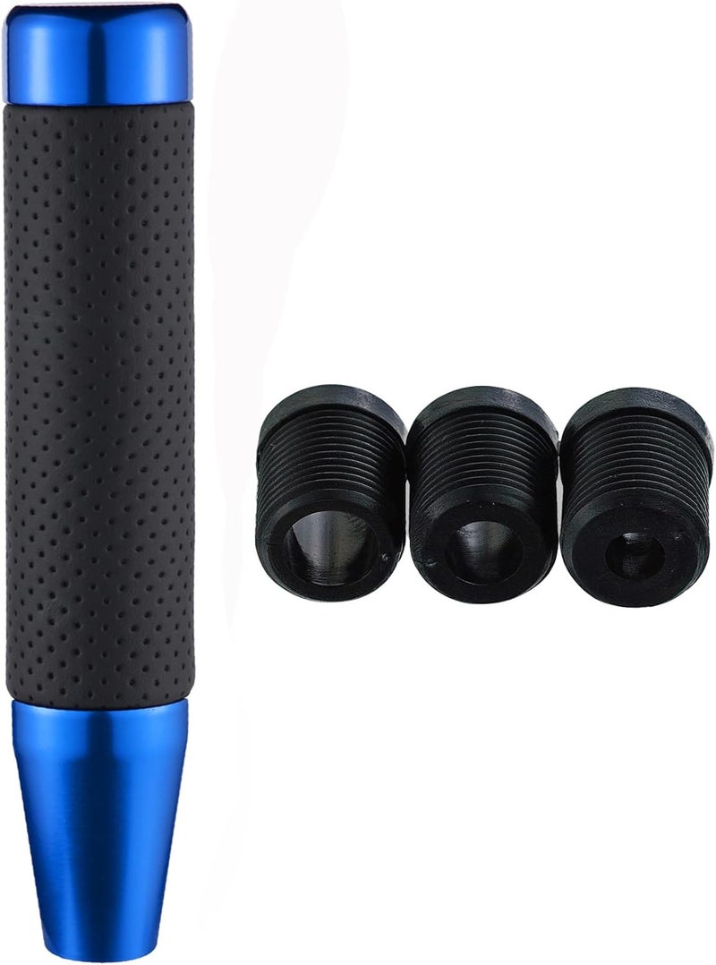 Abfer Tall Shift Knob Car Long Shifting Head Replace Weighted Gear Stick Shifter Knob Extension Fit Most Manual Automatic Transmission Vehicle, Blue - Image 5