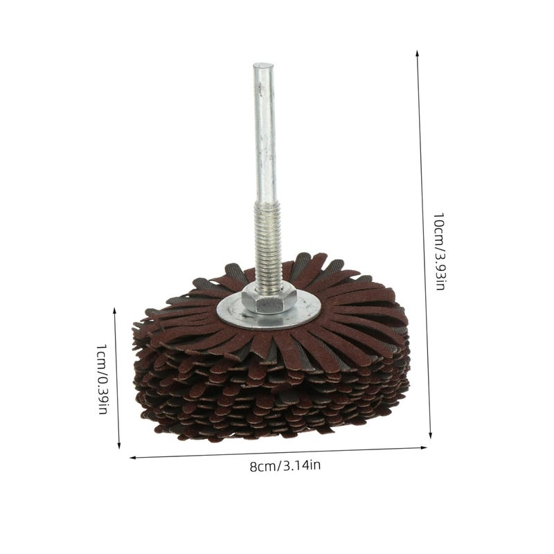 Cabilock Abrasive Polishing Wheel with Shank Grit for Wood Carving Furniture Grinding Buffing Polishing Tool Suitable for Metal Detailed Surface Finishing - Image 3