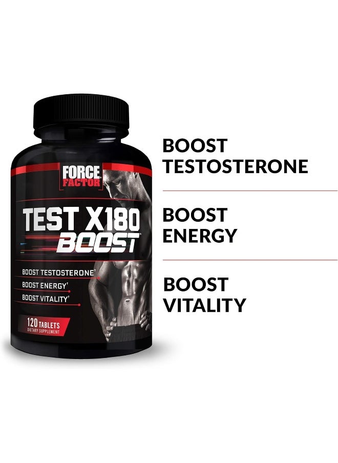Force Factor Test X180 Boost Testosterone Booster and Energy Supplement for Men  - Image 2