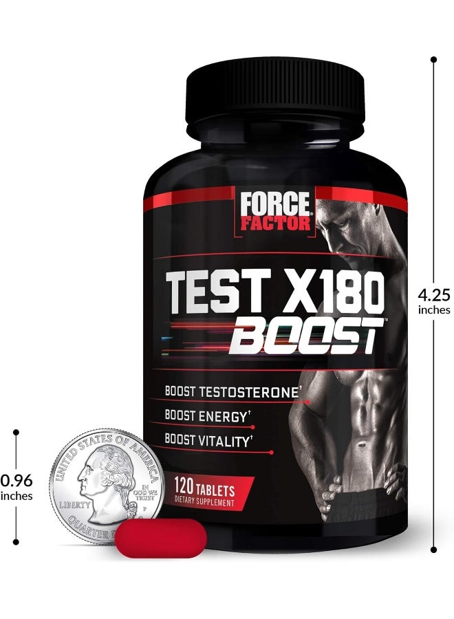 Test X180 Boost Testosterone Booster and Energy Supplement for Men
