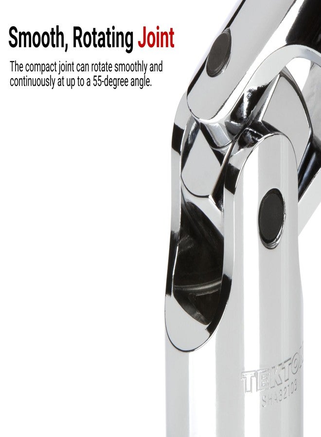 TEKTON 1/4 Inch Drive 6-Point Universal Joint Socket Set with Rail, 7-Piece (1/4-9/16 in.) | SHD90109 - Image 3