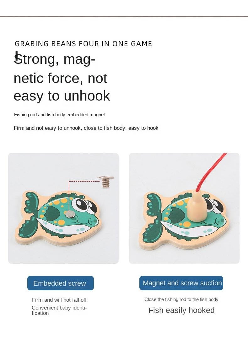 Y&D Children's Wooden Magnetic Fishing Toy  - Image 4