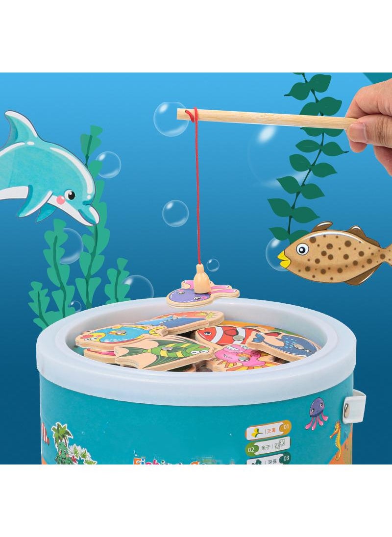 Y&D Children's Wooden Magnetic Fishing Toy  - Image 3