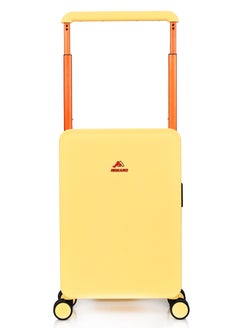 MORANO Lightweight modern Morano travel bag made of hard polycarbonate material Yello Size: 35 cm x 21 cm x 49 cm  - Image 1