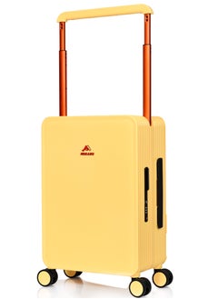 MORANO Lightweight modern Morano travel bag made of hard polycarbonate material Yello Size: 35 cm x 21 cm x 49 cm  - Image 2