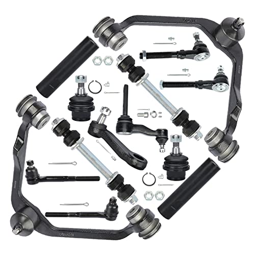 DRIVESTAR 14PCS Front Suspension Control Arm Kit, 1997 1998 1999 2000 2001 2002 2003 2004 for Ford F-150 F-250 Expedition, for Lincoln Navigator, K8728 K8726 K8695 K8772 K8700 ES3364 ES3365 K8739, 2WD - Image 1