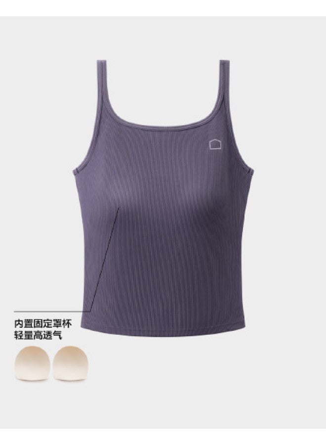 Bananain Cotton Cotton 311H Strapless Camisole For Women, Slim-Fit Built-In Cup Undershirt, Loungewear, Spring And Summer Styles - Image 1