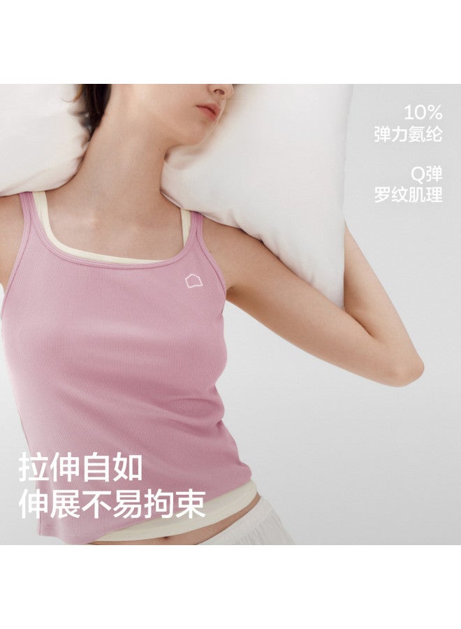 Bananain Cotton Cotton 311H Strapless Camisole For Women, Slim-Fit Built-In Cup Undershirt, Loungewear, Spring And Summer Styles - Image 5