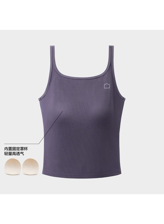 Bananain Cotton Cotton 311H Strapless Camisole For Women, Slim-Fit Built-In Cup Undershirt, Loungewear, Spring And Summer Styles - Image 2