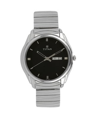 Titan Quartz Analog with Day and Date Black Dial Stainless Steel Strap Watch for Men - pzsku/ZDD277D6D56D6E8C011C3Z/45/_/1720510373/f25e34b0-127f-4f49-ae07-5adb66b04ebd