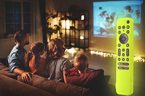 AKSHFETH Silicone Cover for 7 inch Sony RMF-TX800U RMF-TX900U Voice Remote Contorl 2022, Anti-Shock Protective Case Compatible with Sony 4K Ultra HD TV X80K X90K X95K Series Remote(Glow Green) - Image 5