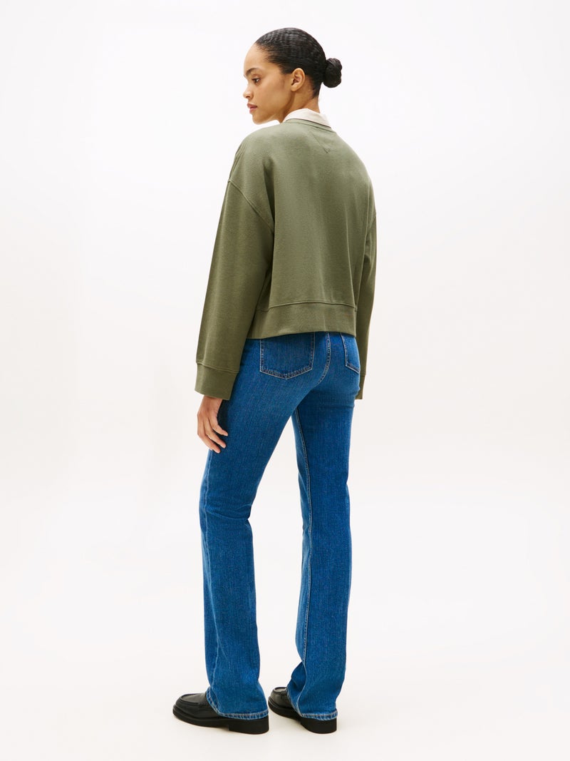 تومي هيلفيغر سويتشيرت بخامة قطنية بيكيه - Image 3