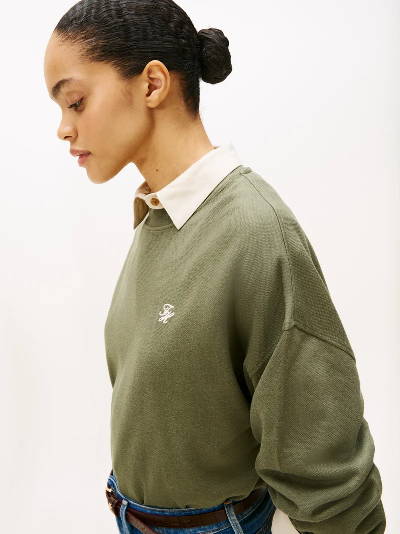 TOMMY HILFIGER Piqué Sweatshirt