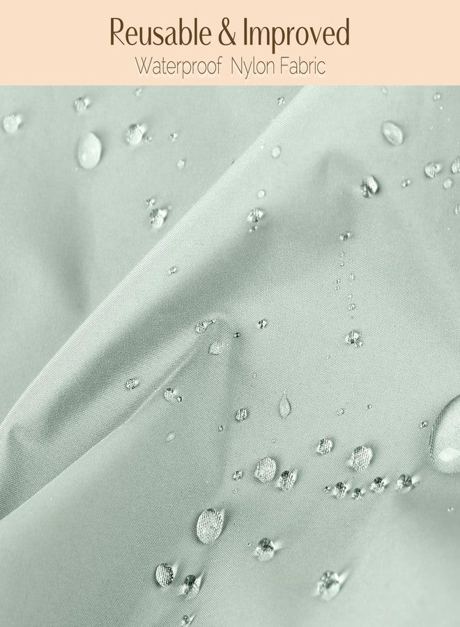 Yanibest Shower Cap Reusable Waterproof - Double Layer Shower Caps for Women, Washable Shower Bonnet with Soft Non-Slip Elastic Band, Bath Hair Hat for Most Hair Types - Image 4