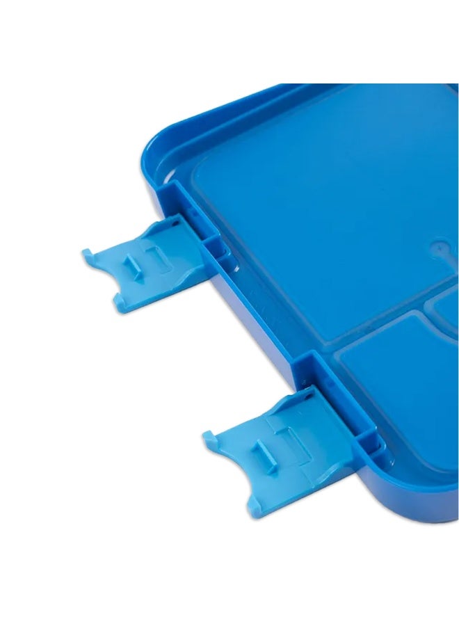 COCOBEE Kids Bento Lunch Box – 6 Compartments, Leakproof, BPA Free, Microwave Safe – Blue Ocean Tritan Water Bottle 480ml - Image 4