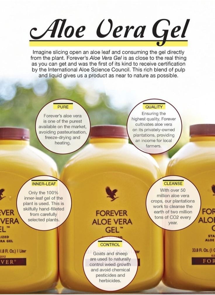 Forever Living - Forever Aloe Vera Gel 1Liter - Image 1