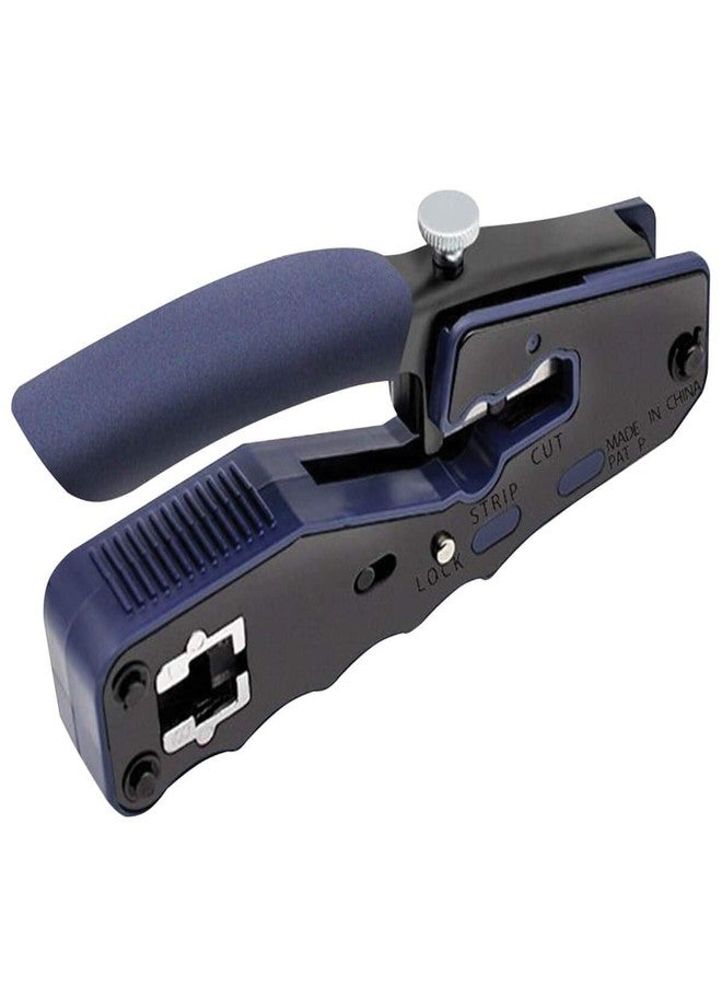 Tripp Lite Crimping Tool with Cable Stripper for Pass-Through RJ45 Plugs (T100-PT1) - Image 1