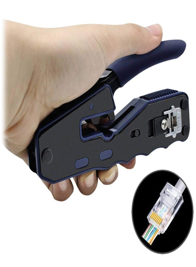 Tripp Lite Crimping Tool with Cable Stripper for Pass-Through RJ45 Plugs (T100-PT1) - Image 2