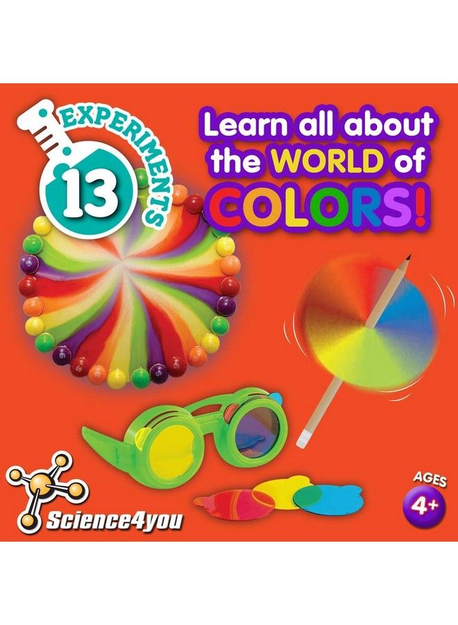 PlayMonster Science4You Chasing Rainbows 13 تجربة لاستكشاف عالم الألوان نشاط تعليمي ممتع للأطفال من سن 4 سنوات فما فوق - Image 4