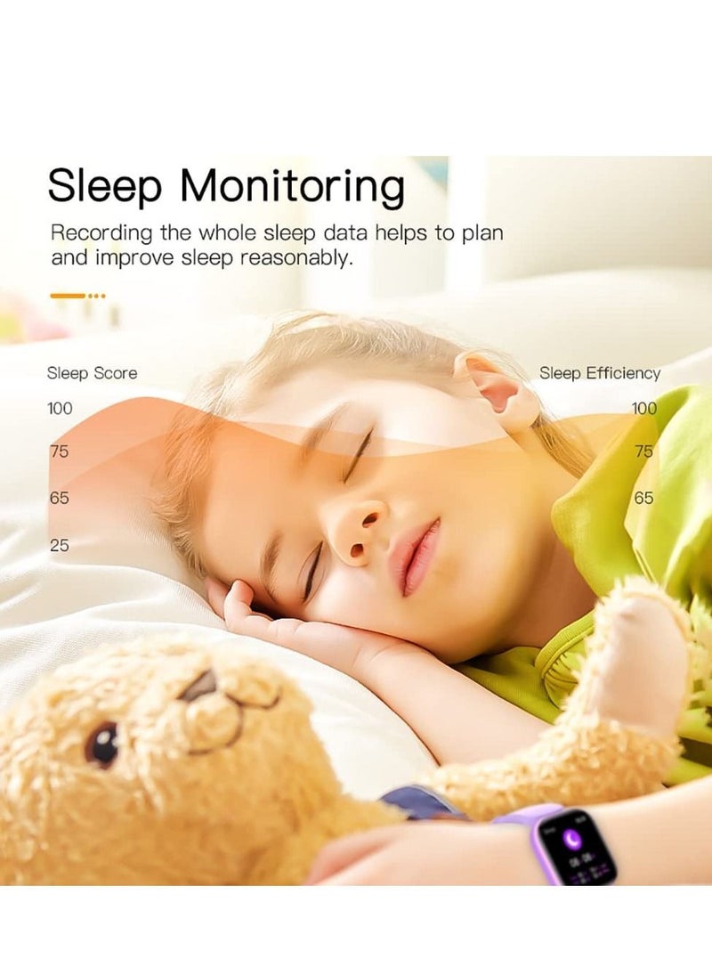 DMG TECH - Smart Watch for Kids, 1.4" Kids Fitness Activity Watch, IP68 Waterproof,Detection body temperature, Heart Rate Sleep Monitor, 9 Sport Modes, Pedometers, Calories Counter, Kids Gifts for Teens 6+ - Image 1